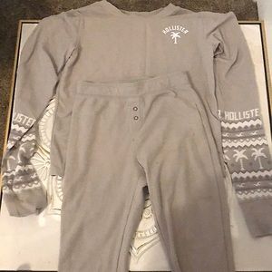 Hollister pajamas 2 piece